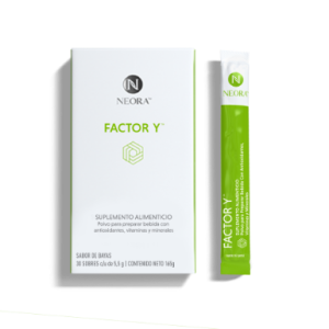 Factor Y™ Suplemento Alimenticio con vitaminas, minerales y antioxidantes Neora Imagen del producto sin fondo